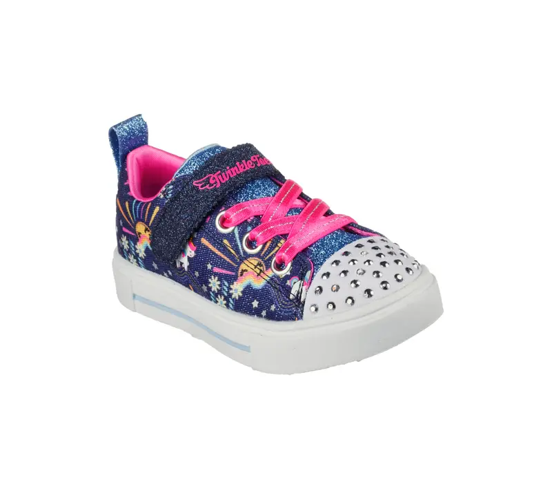 Sneakers Bambina TWINKLE SPARKS UNICORN SUNSHINE Blu marino / Multicolore |  Skechers