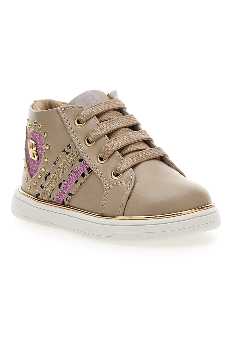 Sneakers Beige Con Dettagli Dorati Laura Biagiotti 92929335 miniatura 2