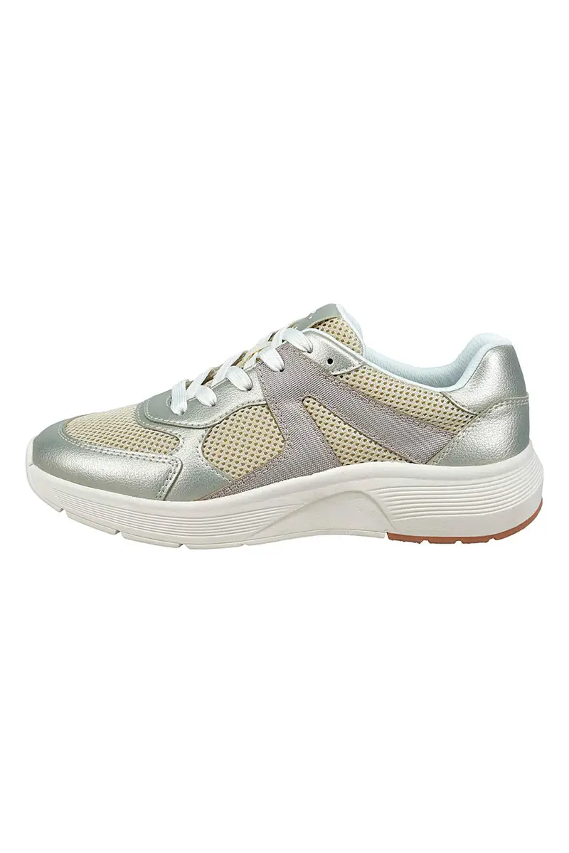 Sneakers Beige con Dettagli Effetto Metallizzato e Soletta Estraibile Bagatt D35AQM015069