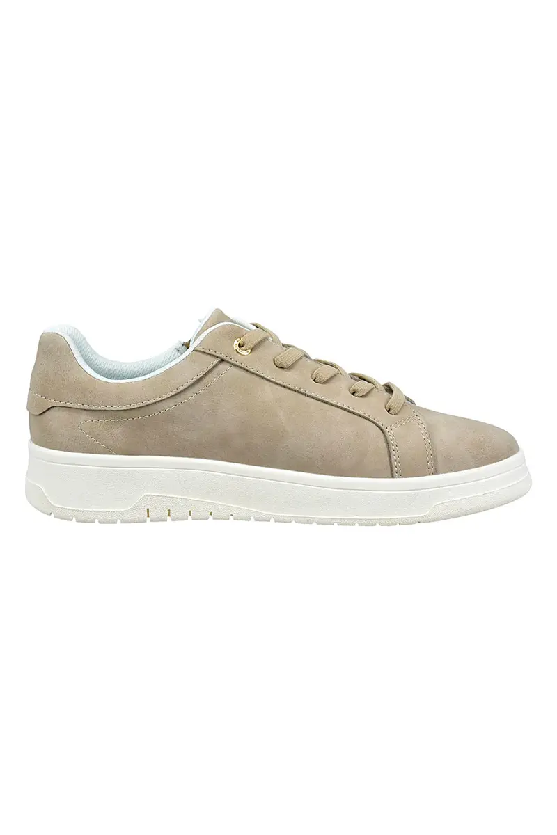 Sneakers Beige con Lacci e Cerniera Bagatt D35AQG015500