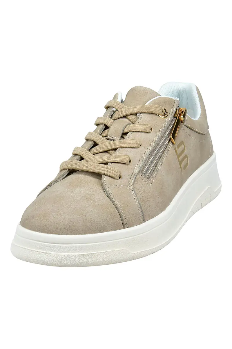 Sneakers Beige con Lacci e Cerniera Bagatt D35AQG015500 miniatura 2