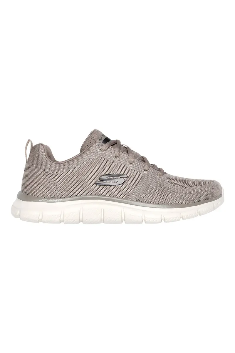Sneakers Beige Con Memory Foam Skeachers Track Front Runner