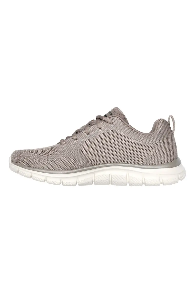 Sneakers Beige Con Memory Foam Skeachers Track Front Runner miniatura 3