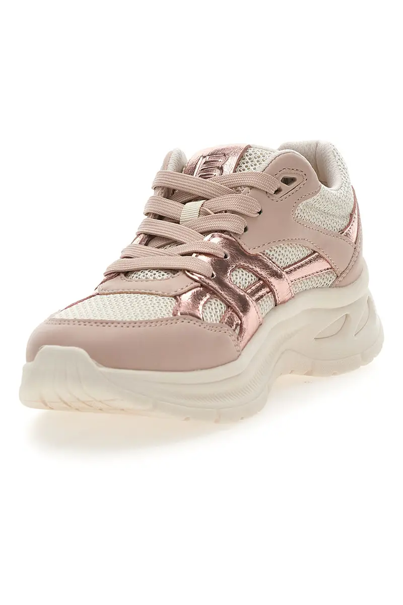 Sneakers Beige con Platform BAGATT AR7015069 miniatura 3