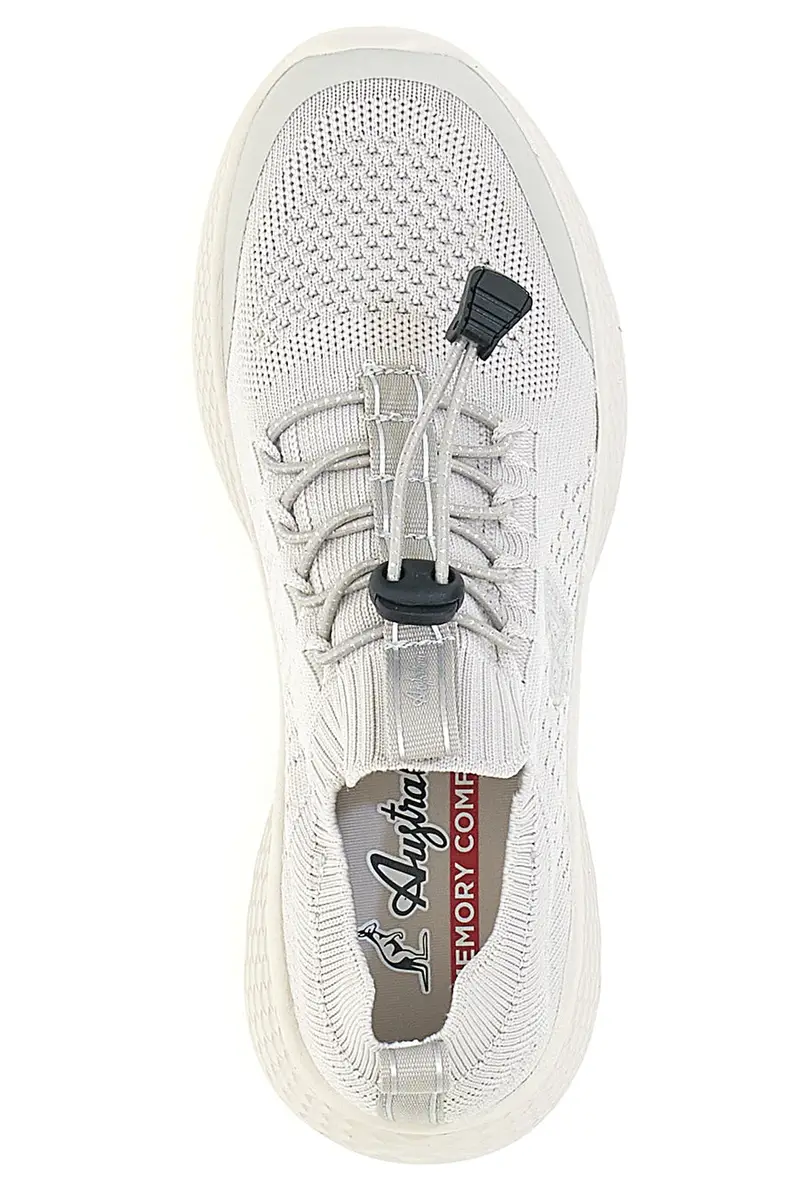 Sneakers Beige con Tomaia in Mesh e Chiusura Elastica AUSTRALIAN AU25W107 miniatura 3