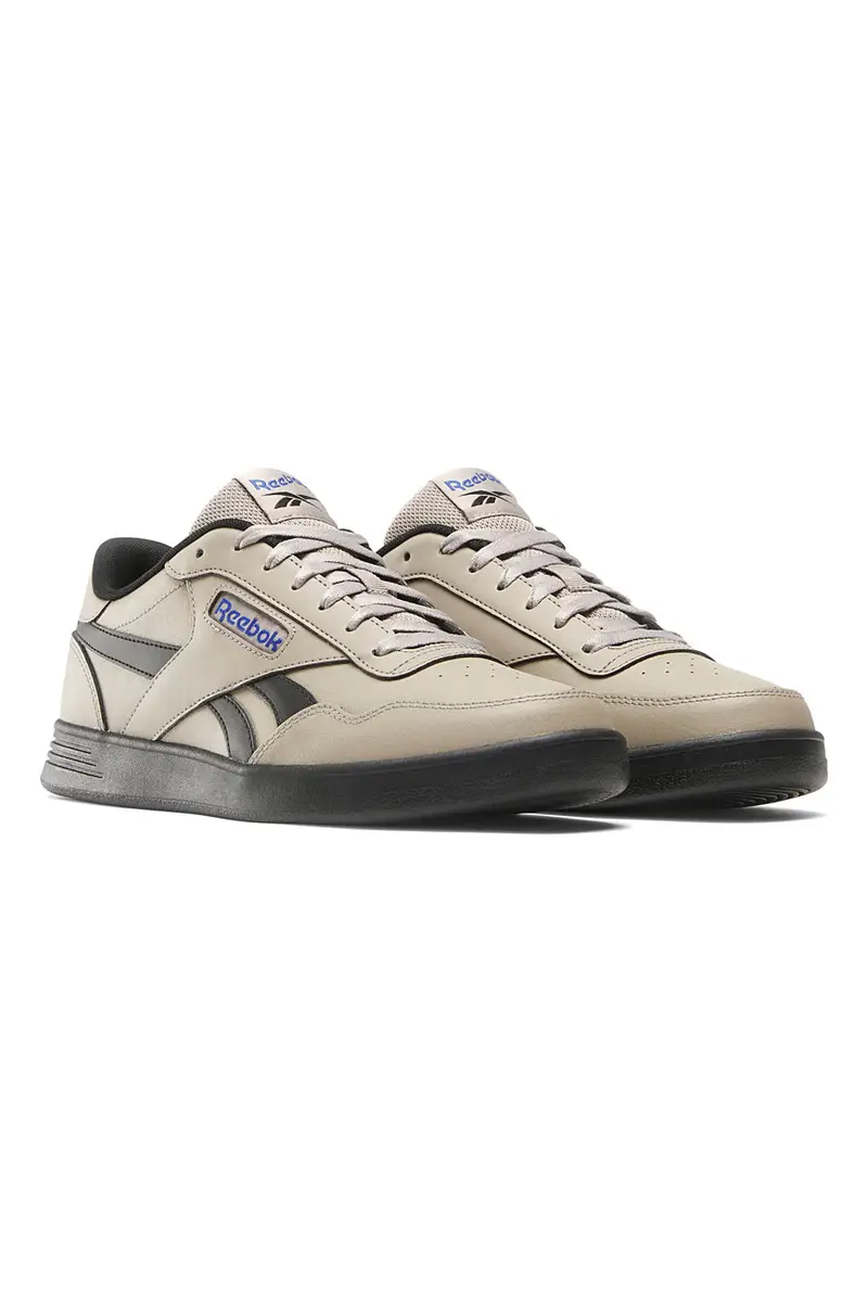 Sneakers Beige con tomaia in Pelle Reebok Court Advance miniatura 2