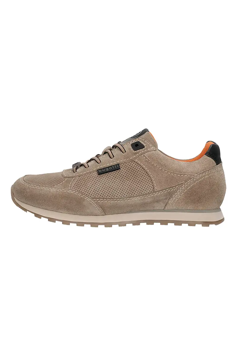 Sneakers Beige con Tomaia Traforata in Pelle BUGATTI 331ARX03