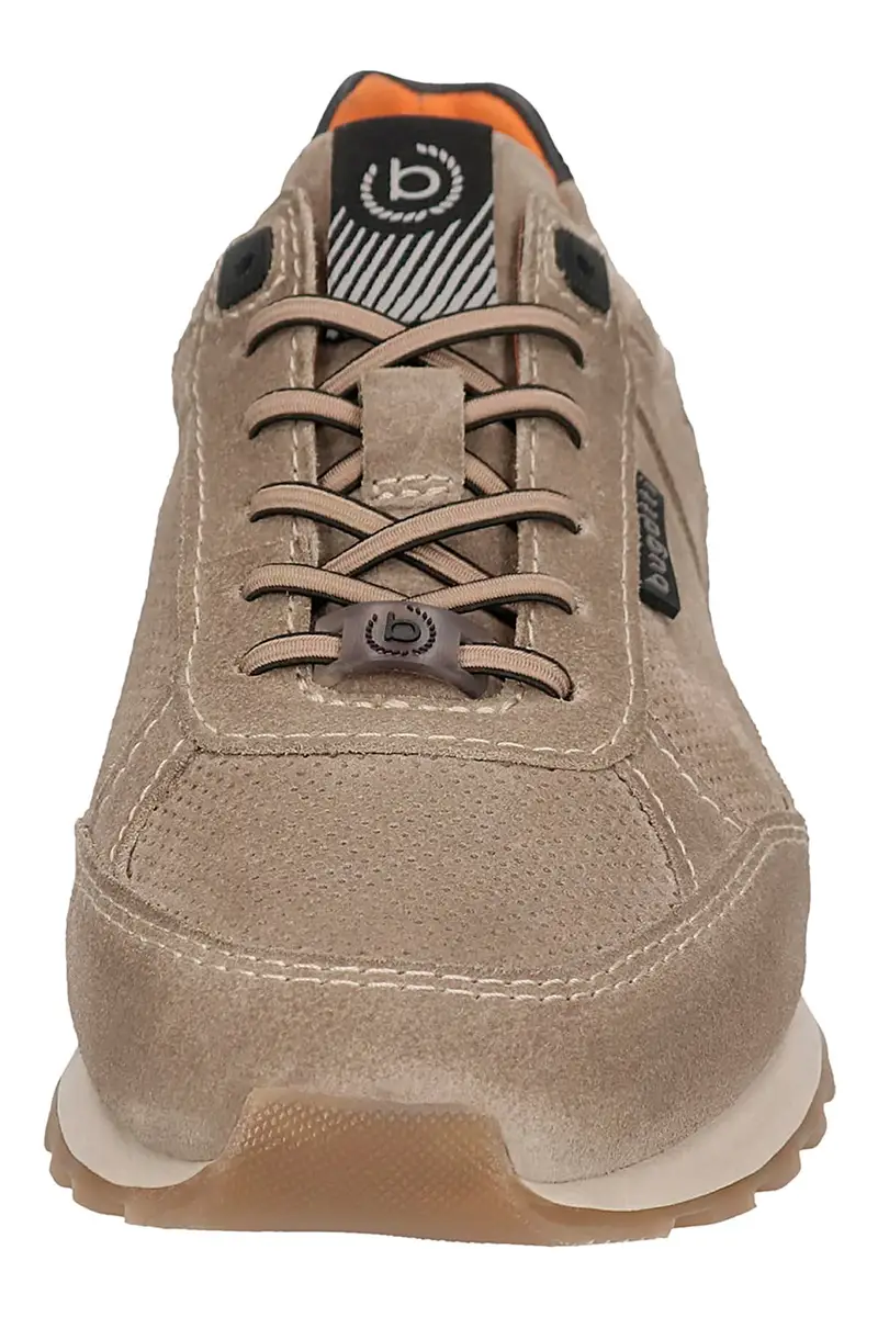 Sneakers Beige con Tomaia Traforata in Pelle BUGATTI 331ARX03 miniatura 3
