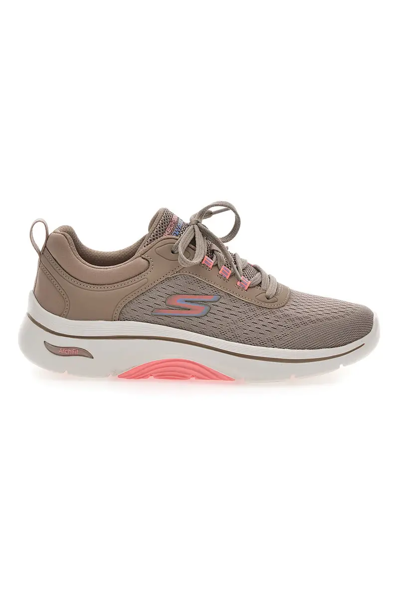 Sneakers Beige da Donna Skechers Go Walk Arch Fit 2.0-Balin