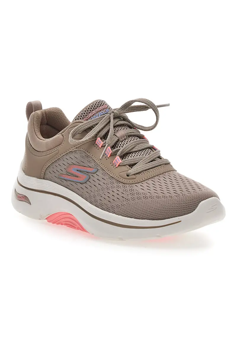 Sneakers Beige da Donna Skechers Go Walk Arch Fit 2.0-Balin miniatura 2