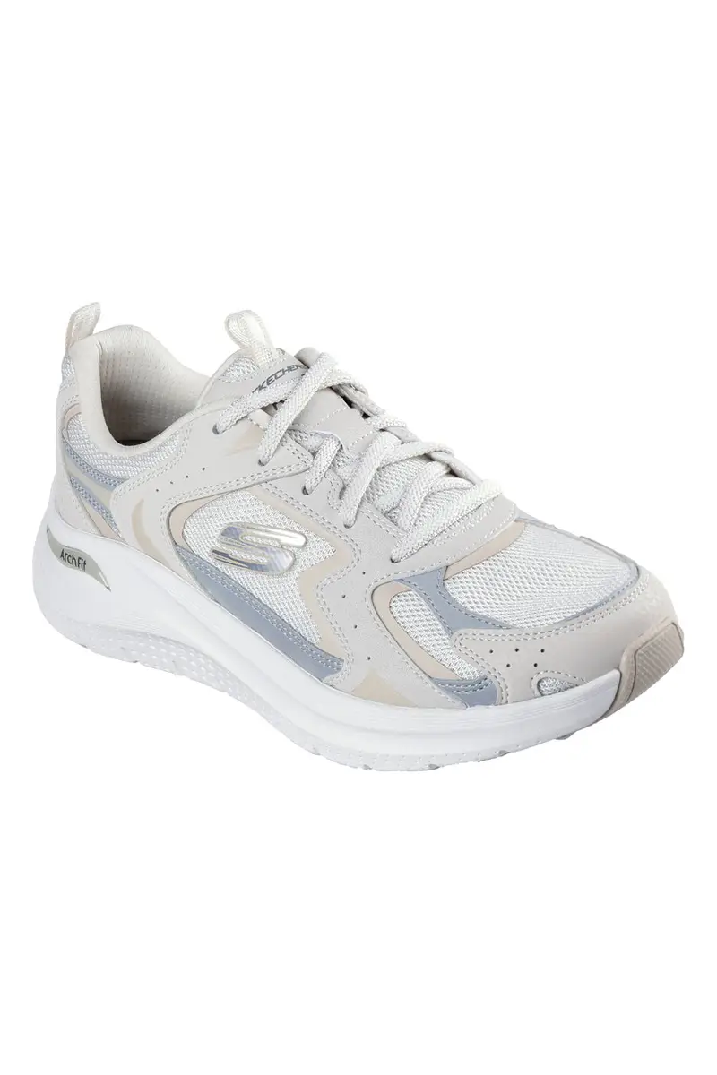 Sneakers beige e grigie con supporto plantare Skechers Arch Fit 2 Vintage Luxe miniatura 2
