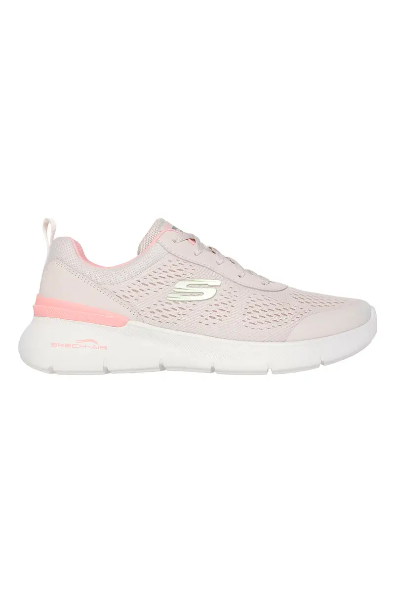 Sneakers Beige e Rosa Skechers Skech-Air Dynamight 2 - New Heights