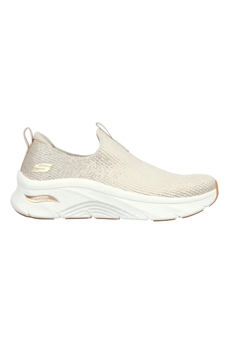 Sneakers Beige Skechers Relaxed Fit: Arch Fit D'Lux - Glimmer Dust