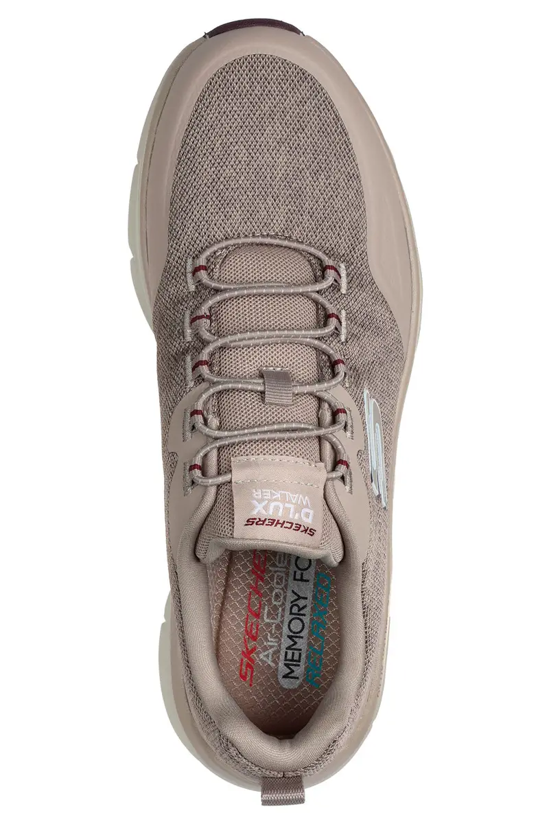 Sneakers Beige Skechers Relaxed Fit: D'Lux Walker 2.0 - Steadyway miniatura 3