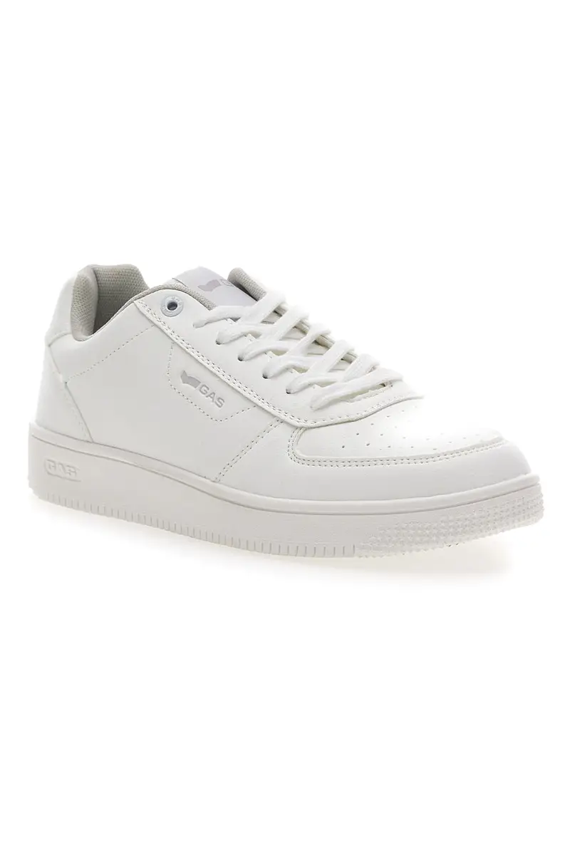 Sneakers Bianche Blu Gas Kevin miniatura 2