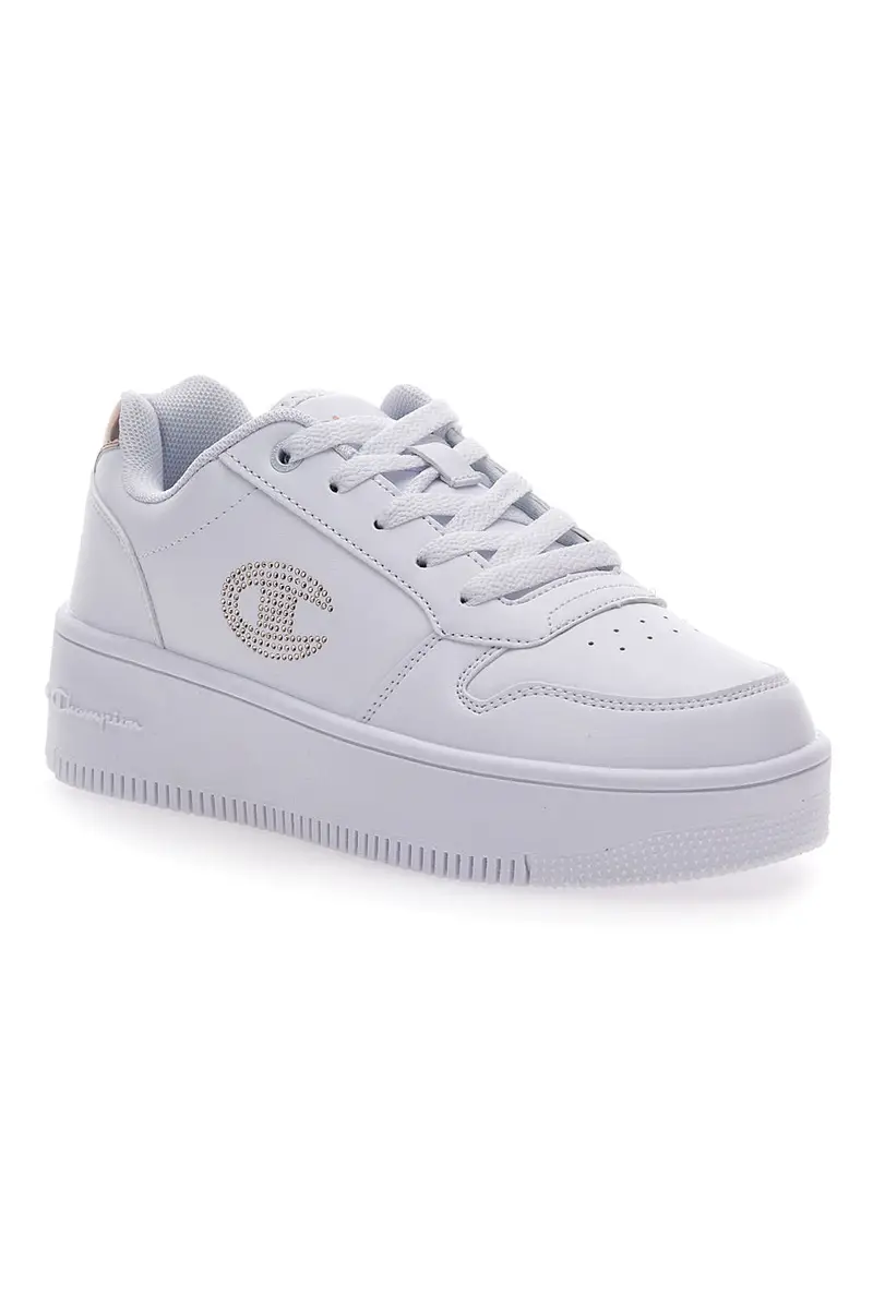 Sneakers Bianche Champion Rebound Platform Glitter miniatura 2