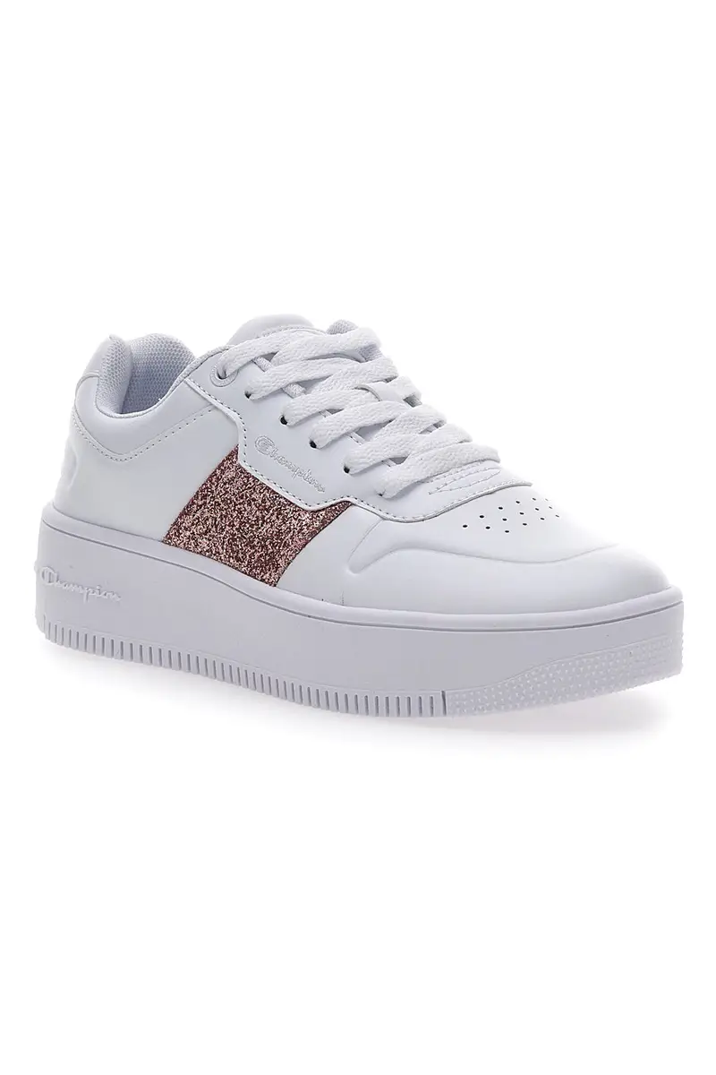 Sneakers Bianche Champion Rebound Platform Sparkle miniatura 2