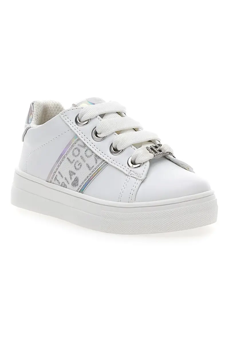 Sneakers Bianche con Cerniera Laterale LAURA BIAGIOTTI AGI7048 miniatura 2