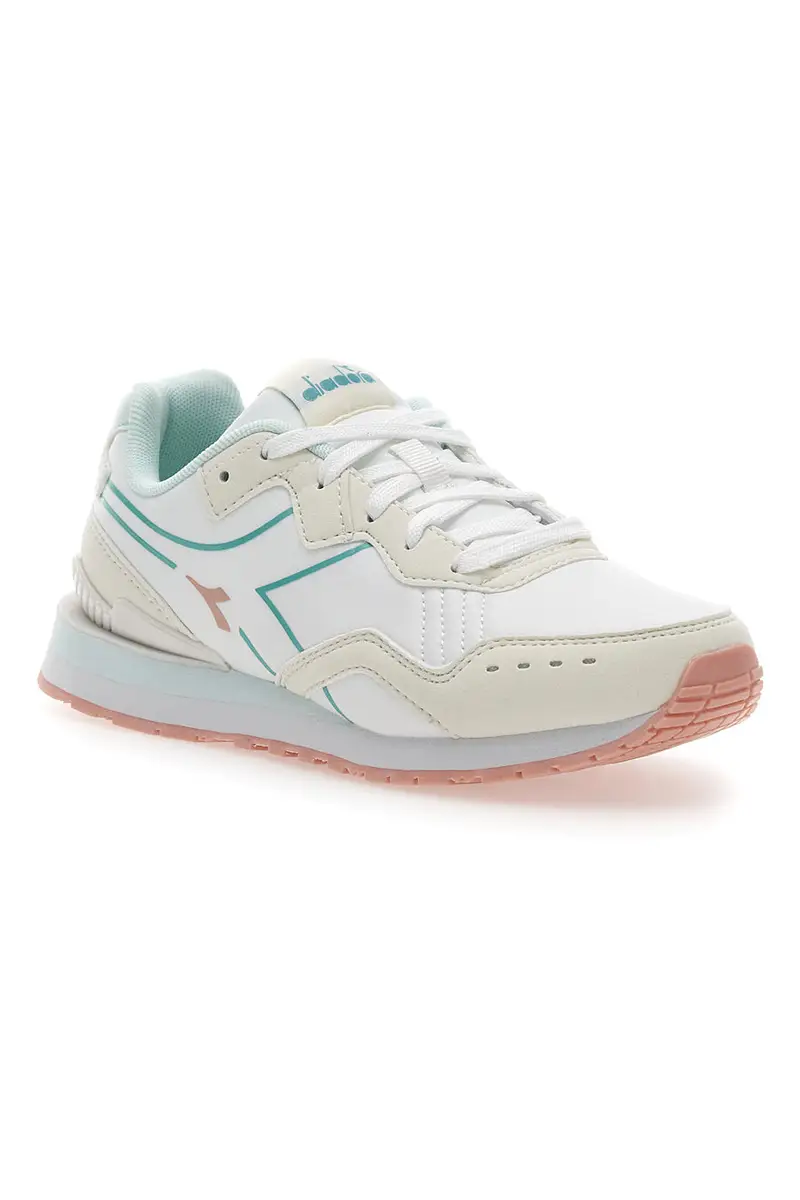 Sneakers Bianche Con Dettagli azzurri DIADORA Raven Wn miniatura 2