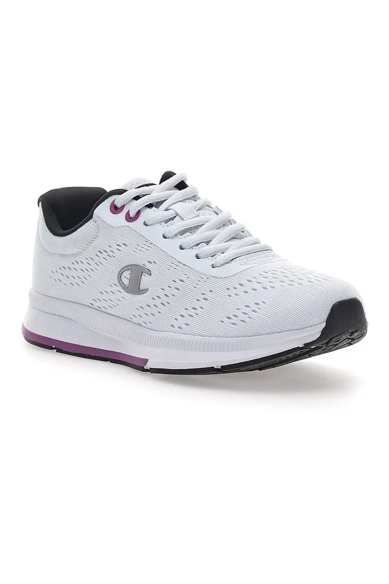 Sneakers Bianche con Dettagli Blu e Tomaia in Mesh CHAMPION JAUNT miniatura 2