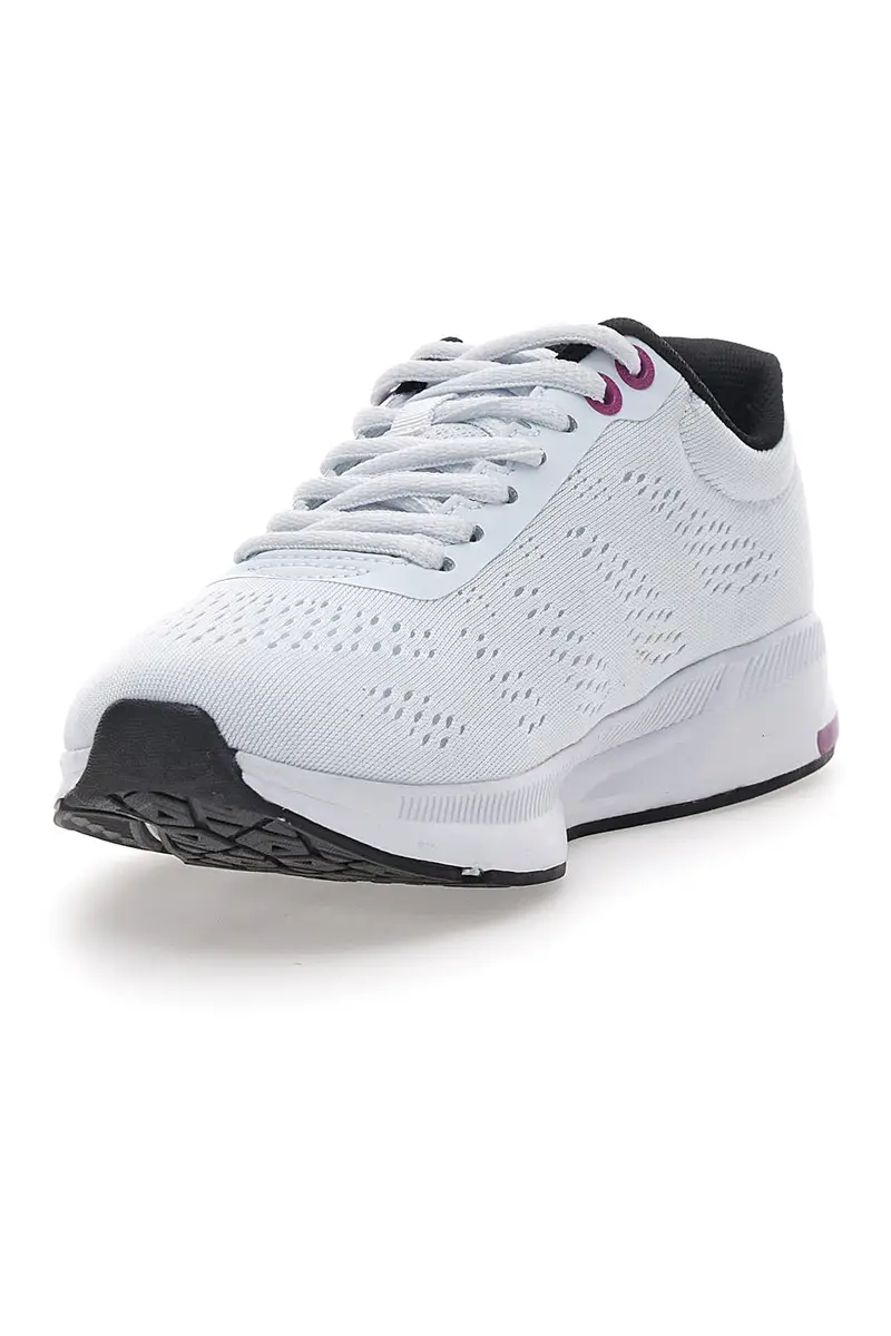 Sneakers Bianche con Dettagli Blu e Tomaia in Mesh CHAMPION JAUNT miniatura 3