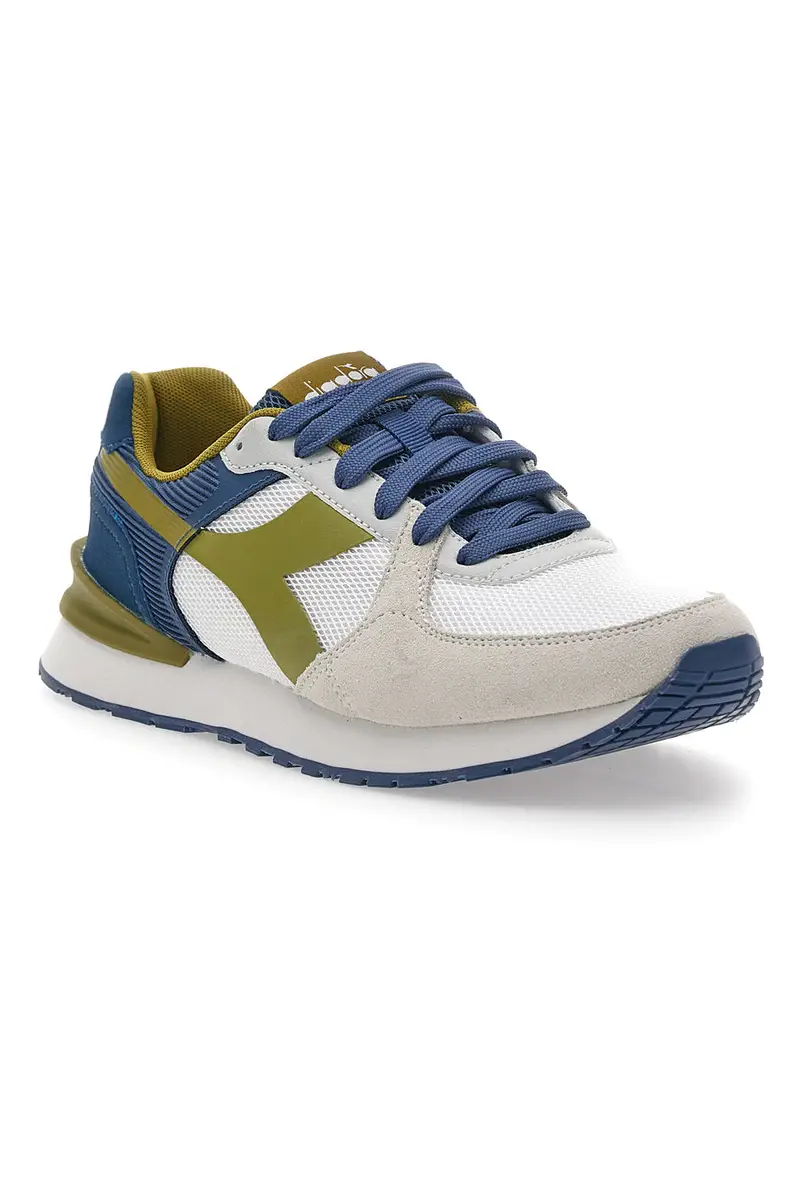 Sneakers Bianche con Dettagli Blu e Verdi DIADORA FENICE miniatura 2