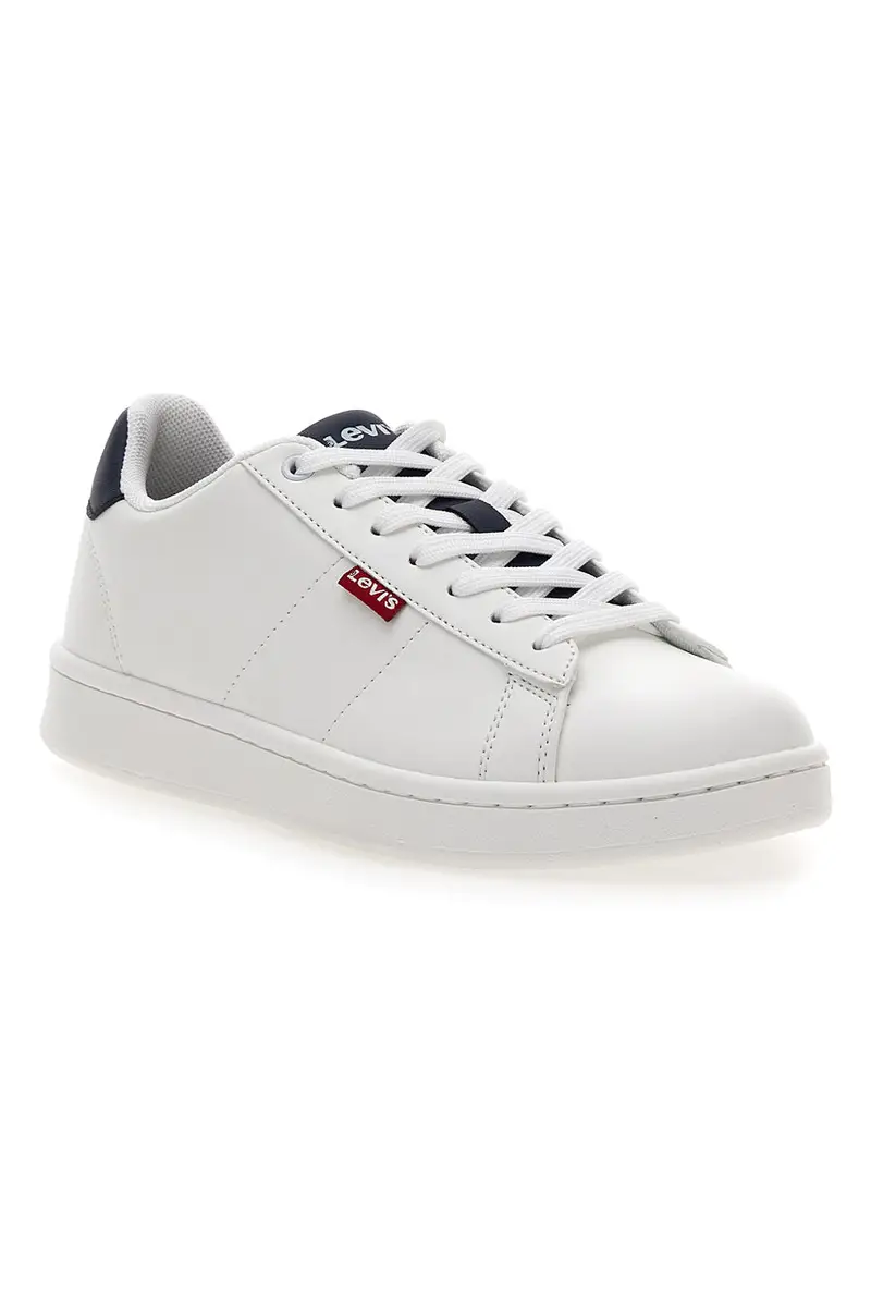 Sneakers Bianche Con Dettagli Blu Levi's Vave0201S miniatura 2