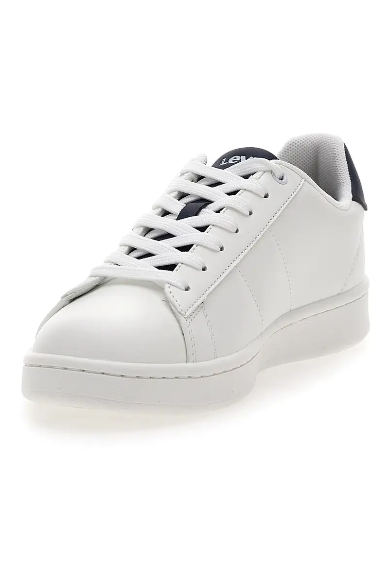 Sneakers Bianche Con Dettagli Blu Levi's Vave0201S miniatura 3