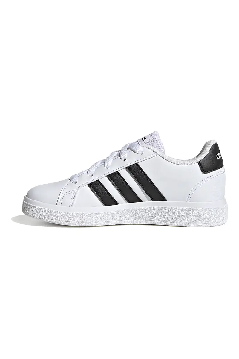 Sneakers Bianche con Dettagli Laterali Neri ADIDAS Grand Court 2.0 miniatura 3