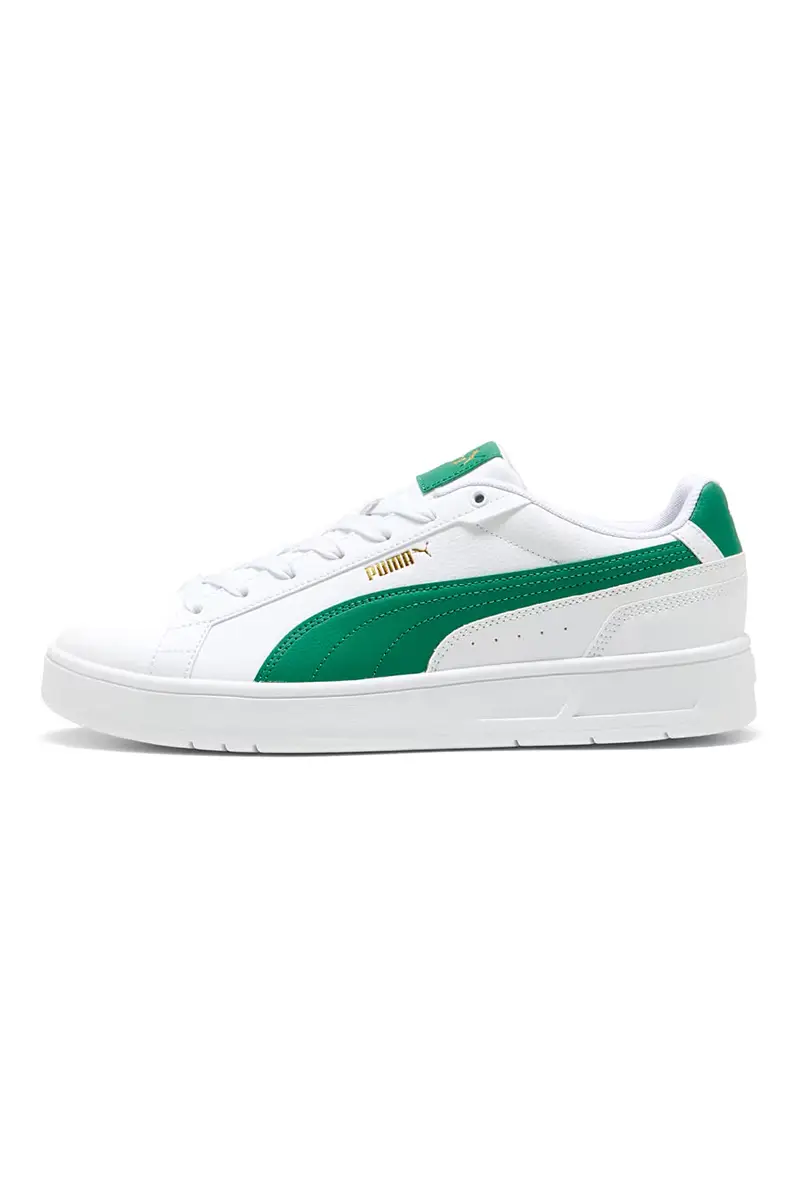 Sneakers bianche con dettagli verdi PUMA Court Classico
