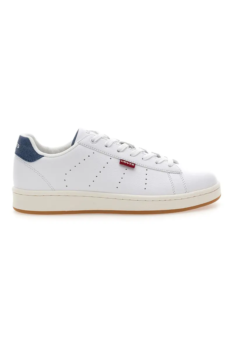 Sneakers Bianche con Dettaglio Posteriore Blu LEVI'S AVENUE