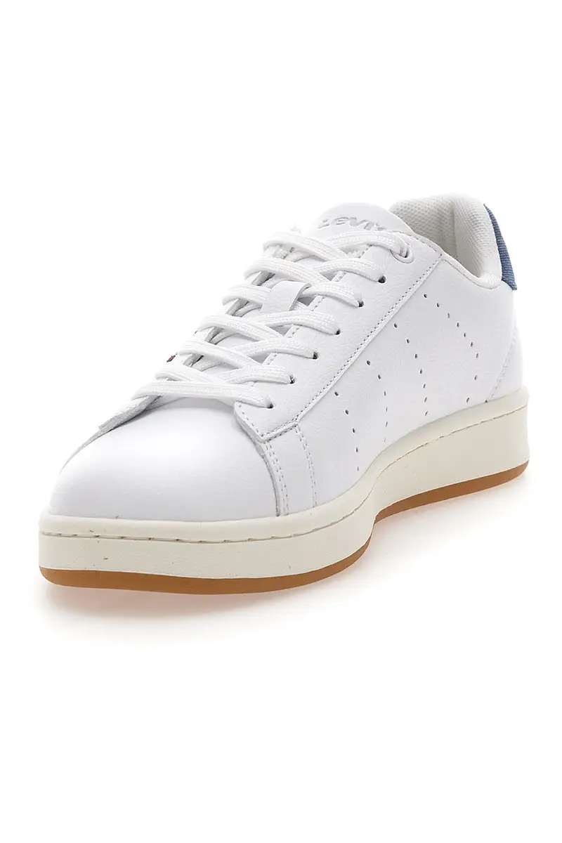 Sneakers Bianche con Dettaglio Posteriore Blu LEVI'S AVENUE miniatura 3