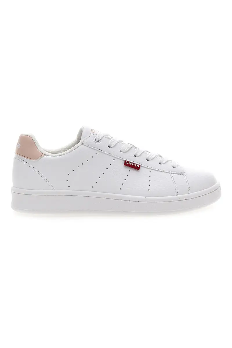 Sneakers Bianche con Dettaglio Posteriore Rosa LEVI'S AVENUE