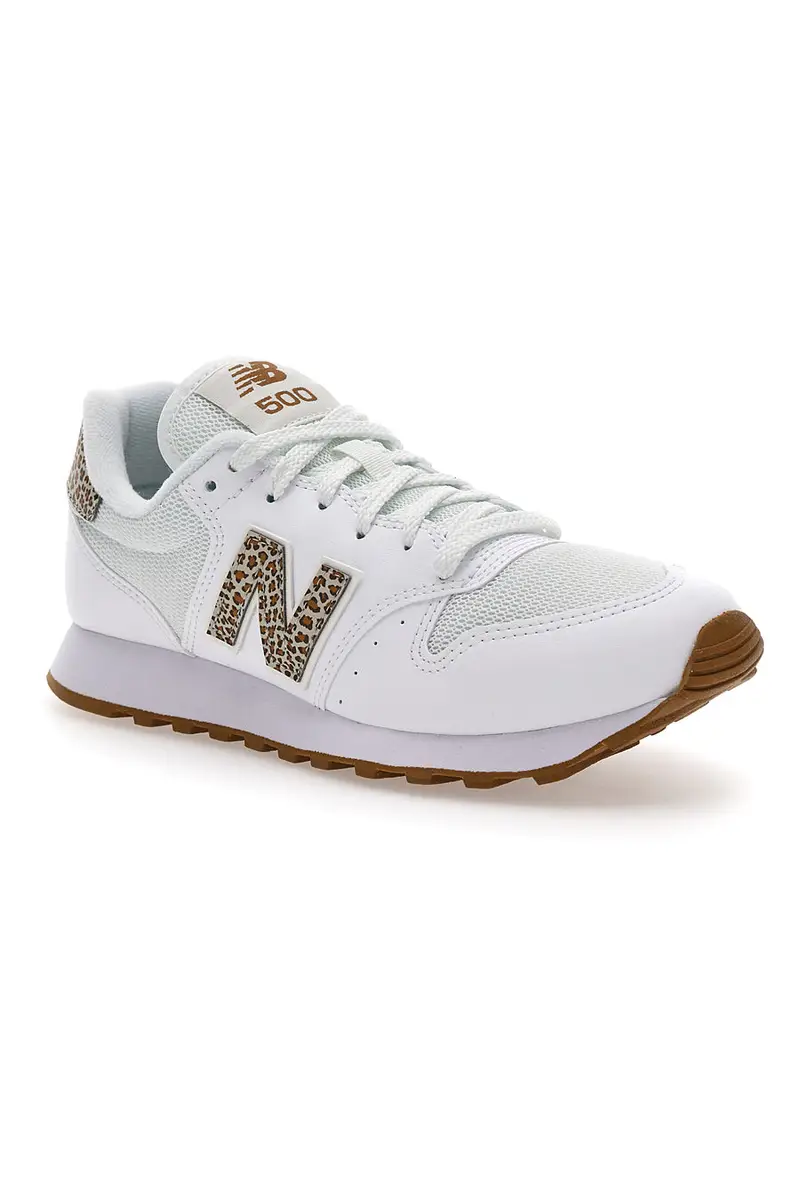 Sneakers Bianche Con Fantasia Leopardata New Balance 500 miniatura 2