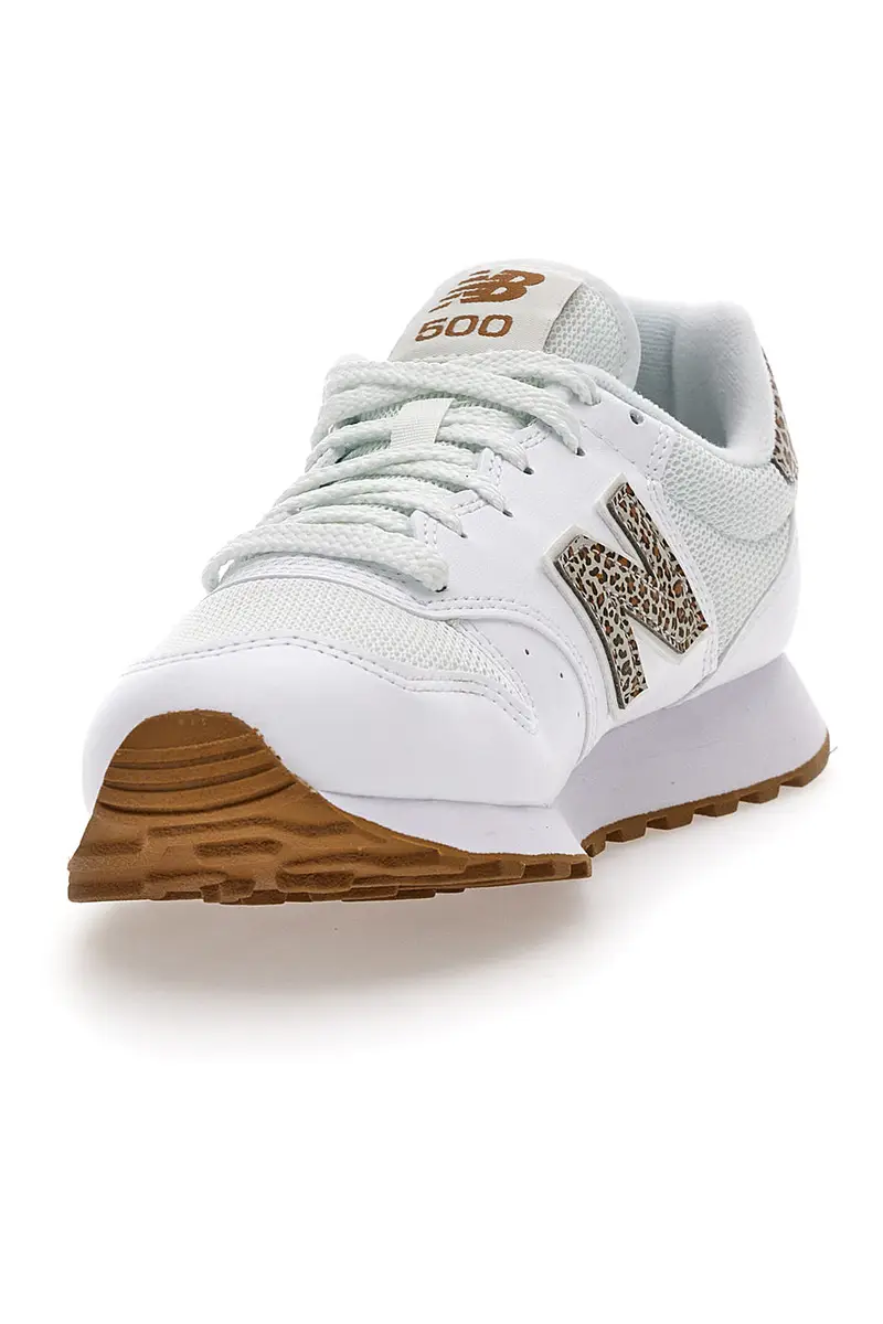 Sneakers Bianche Con Fantasia Leopardata New Balance 500 miniatura 3