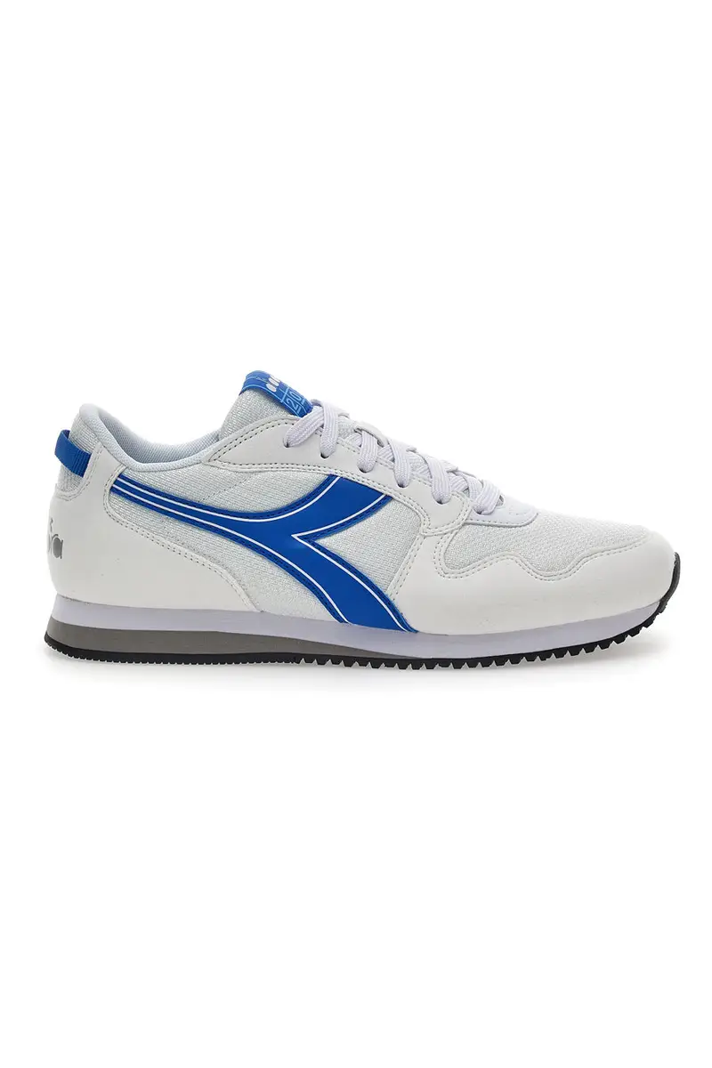 Sneakers Bianche con Fregio Blu Diadora Skyler Athletic
