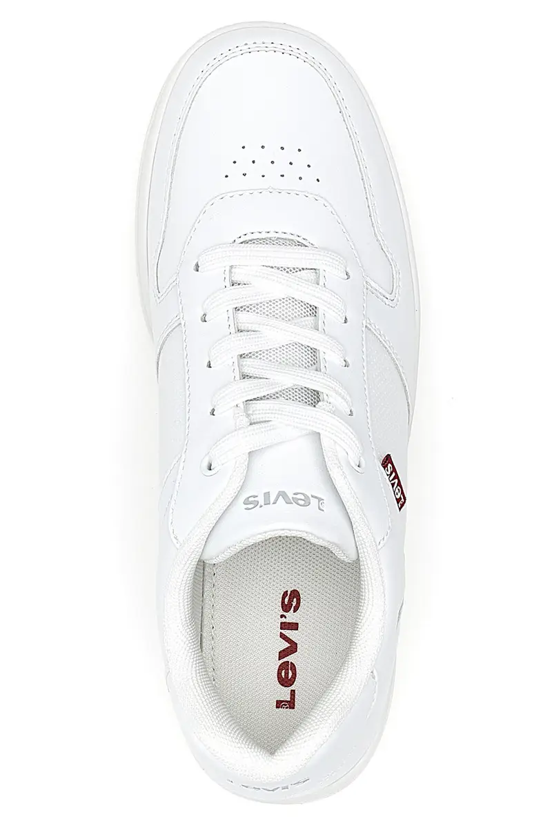 Sneakers Bianche Con Lacci Levis Kick Se miniatura 3