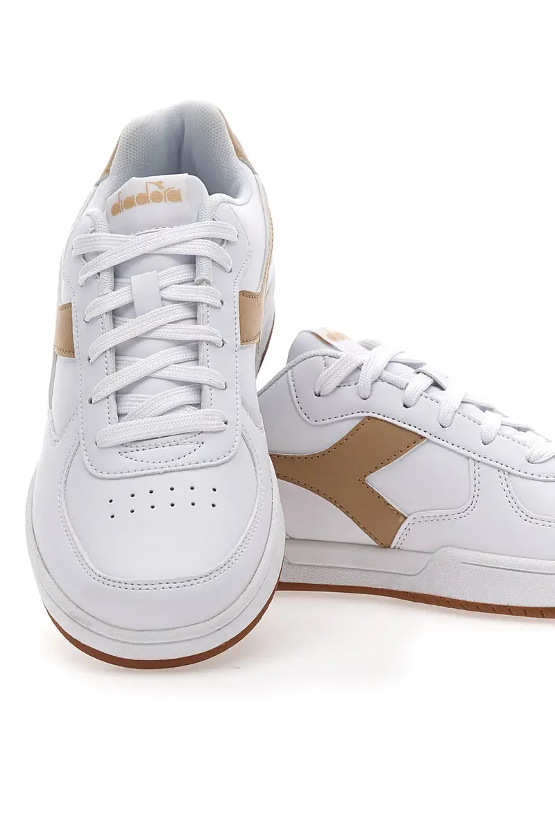 Sneakers Bianche con logo Beige DIADORA RAPTOR LOW miniatura 2