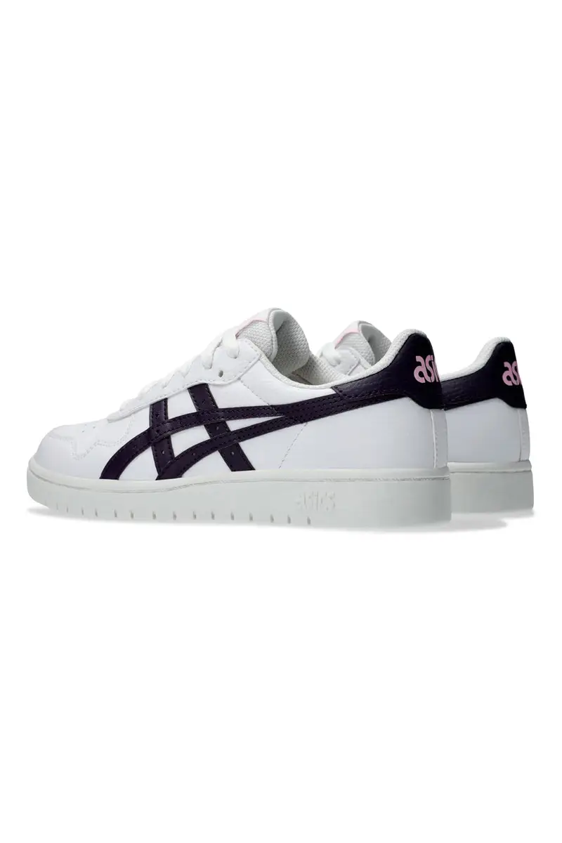 Sneakers Bianche con Logo Blu Notte ASICS JAPAN S GS miniatura 3
