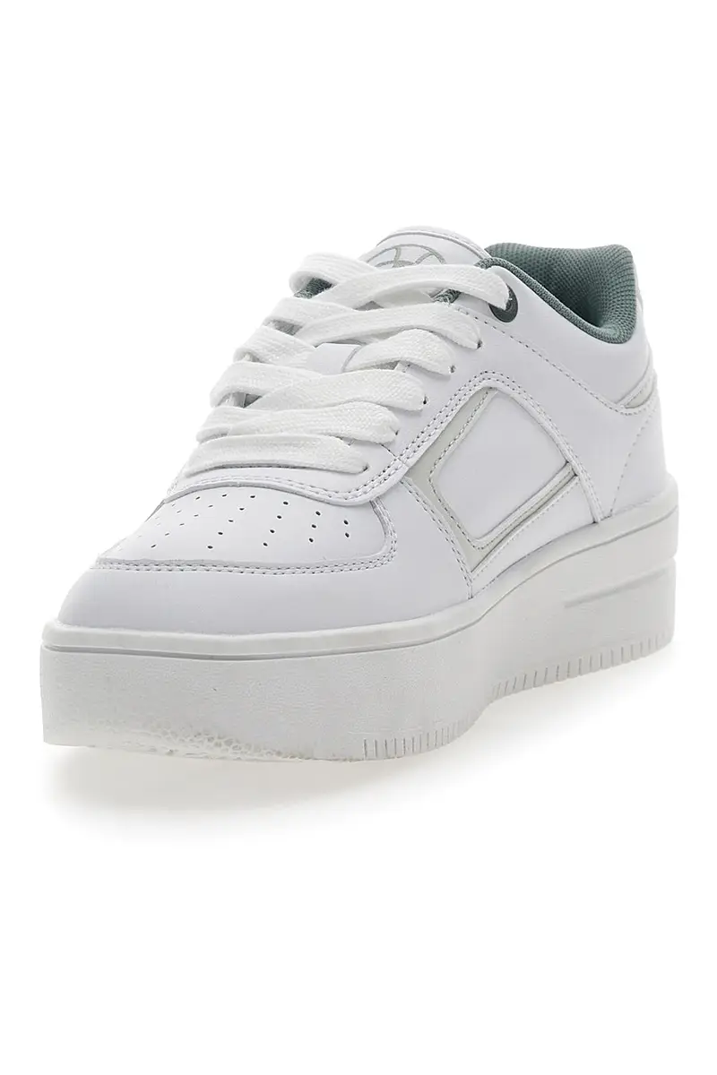 Sneakers Bianche Con Logo Laterale Champion Foul Plat Element miniatura 3