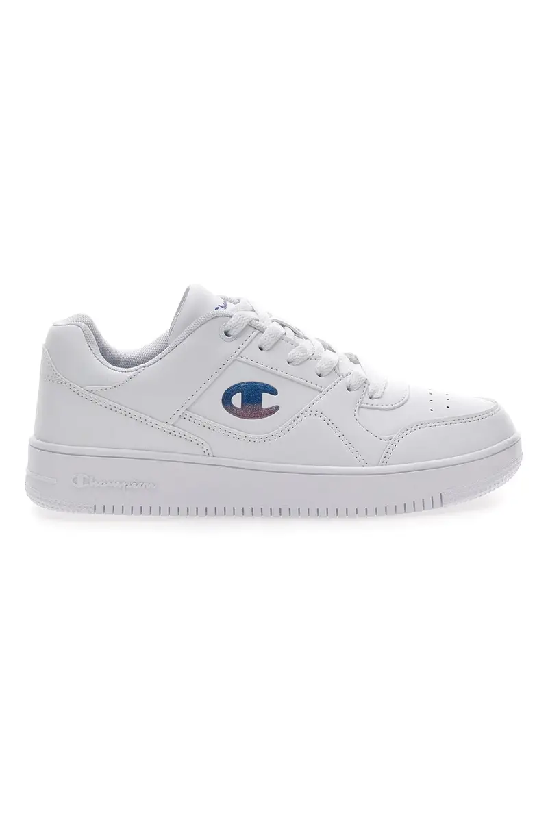 Sneakers Bianche Con Logo Laterale Champion Rebound Low
