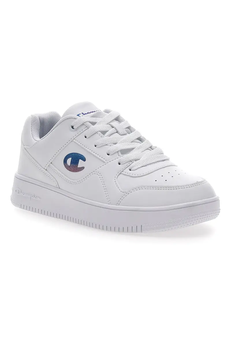 Sneakers Bianche Con Logo Laterale Champion Rebound Low miniatura 2