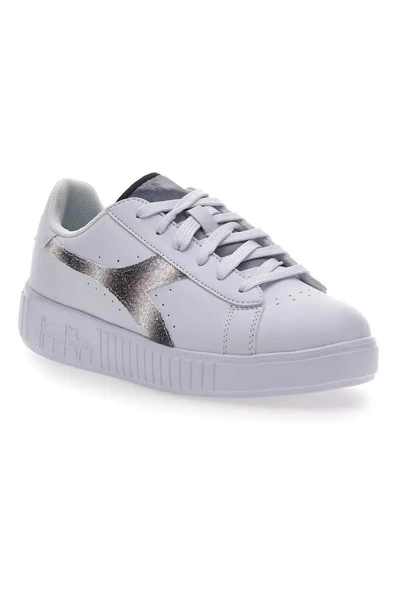 Sneakers Bianche Con Platform Diadora Game Step Glow Gs miniatura 2