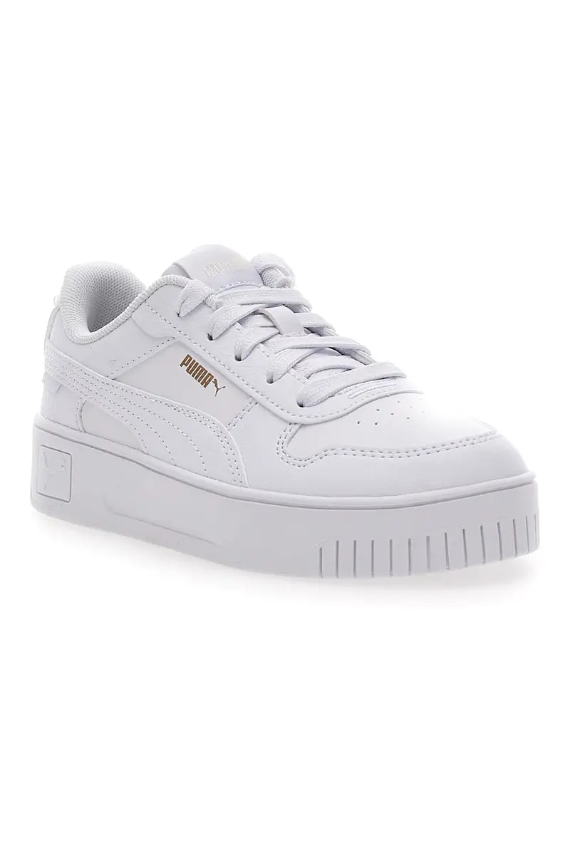 Sneakers Bianche Con Platform Puma Carina Street Ps miniatura 2