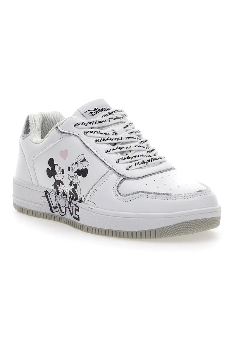 Sneakers Bianche con stampa Disney D2010392S02 miniatura 2