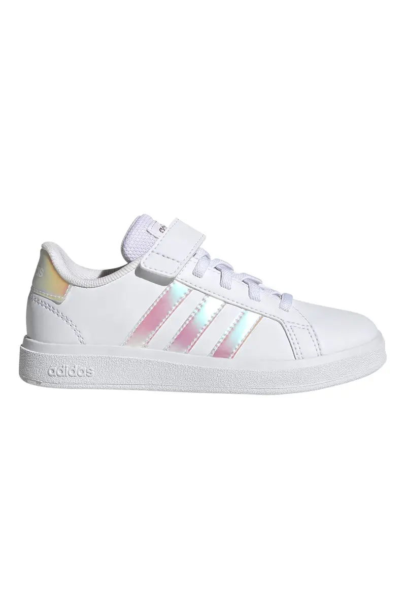 Sneakers Bianche Con Strappo in Velcro Adidas Grand Court 2 El