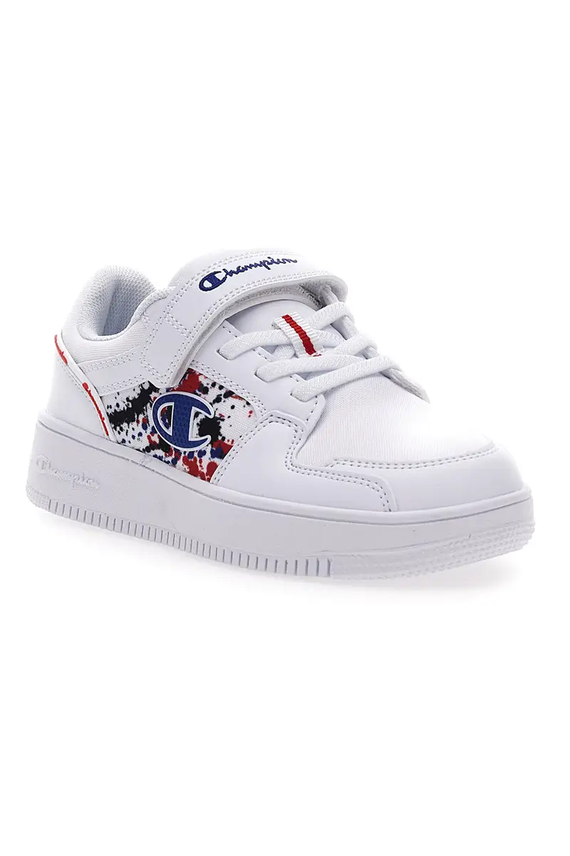 Sneakers Bianche con Strappo in Velcro CHAMPION RD18 2 FANTASY LOW B PS miniatura 2