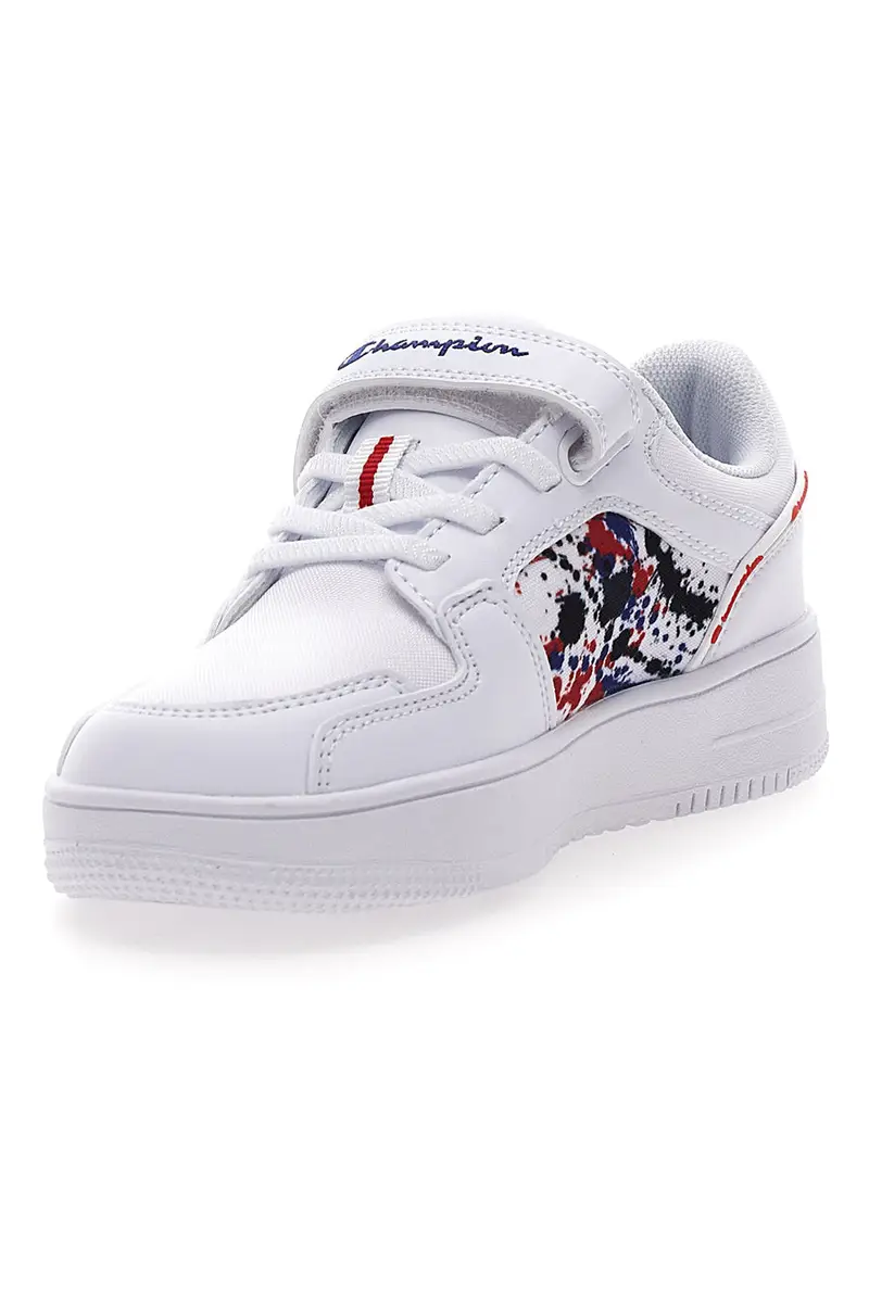 Sneakers Bianche con Strappo in Velcro CHAMPION RD18 2 FANTASY LOW B PS miniatura 3