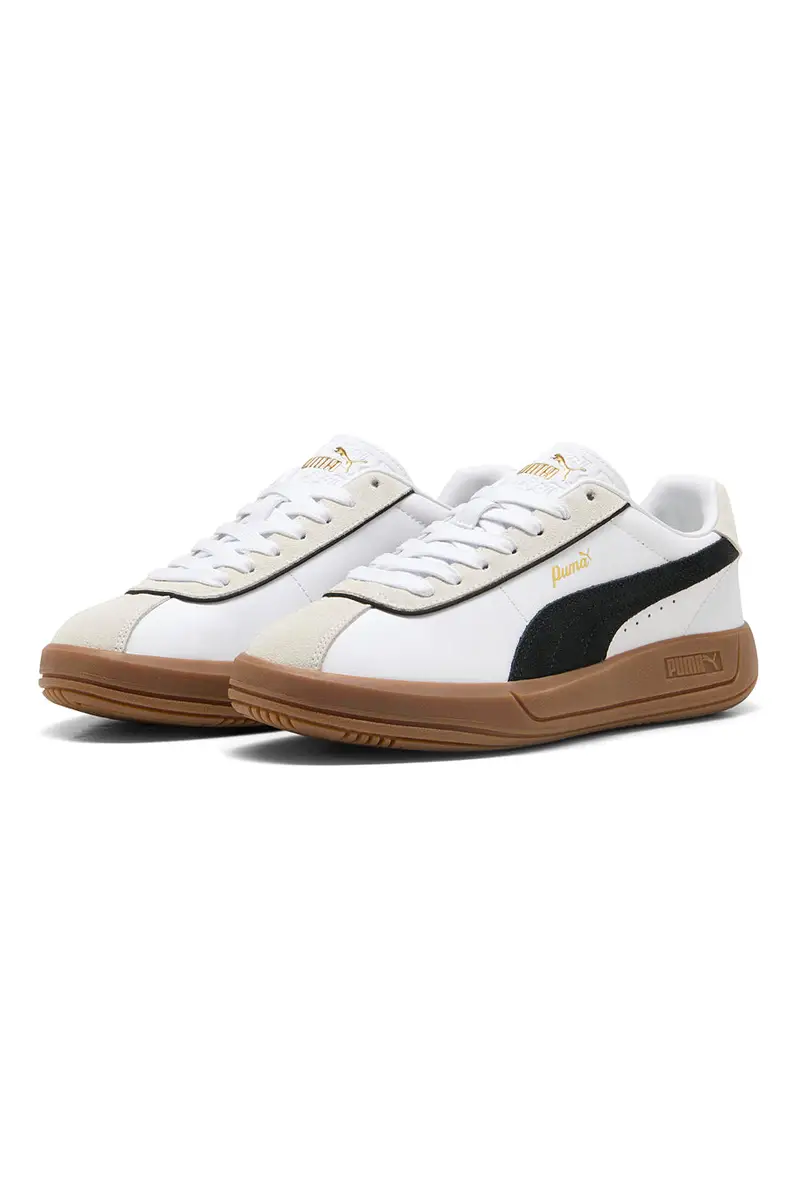 Sneakers Bianche con Suola a Contrasto Puma Club Klassika miniatura 2