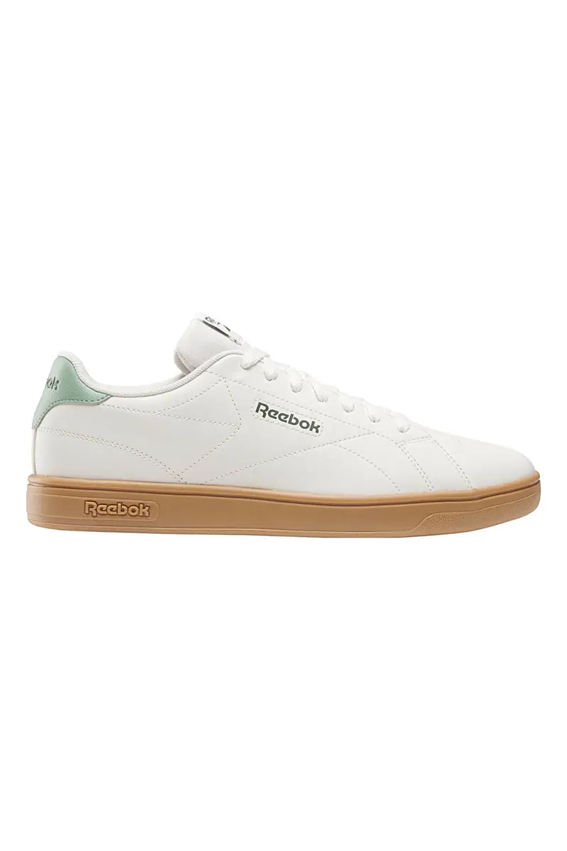 Sneakers Bianche con Suola Marrone Reebok Court Clean